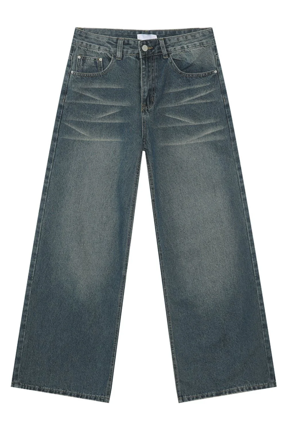 Wide Leg Pocketed Jeans - Image 6