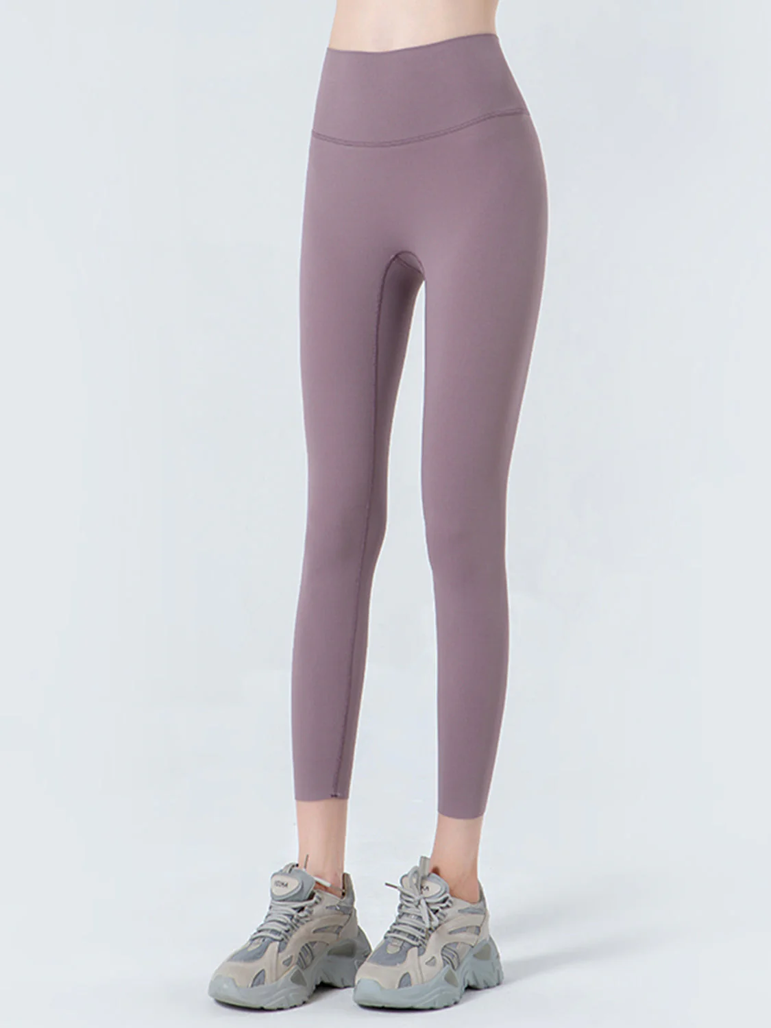 Wide Waistband Cropped Sports Leggings - Image 19