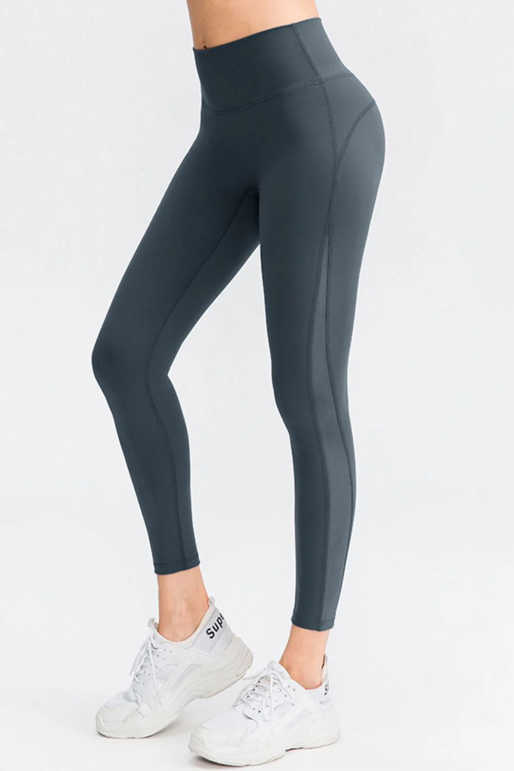 Wide Waistband Slim Fit Long Sports Pants - Image 13