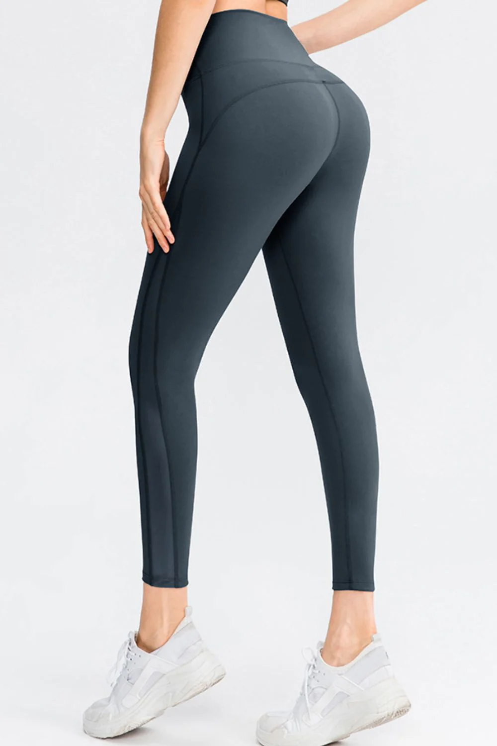 Wide Waistband Slim Fit Long Sports Pants - Image 14
