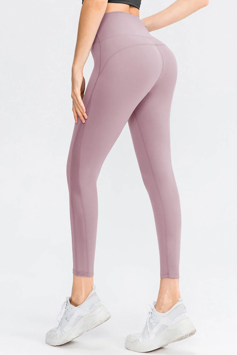 Wide Waistband Slim Fit Long Sports Pants - Image 8