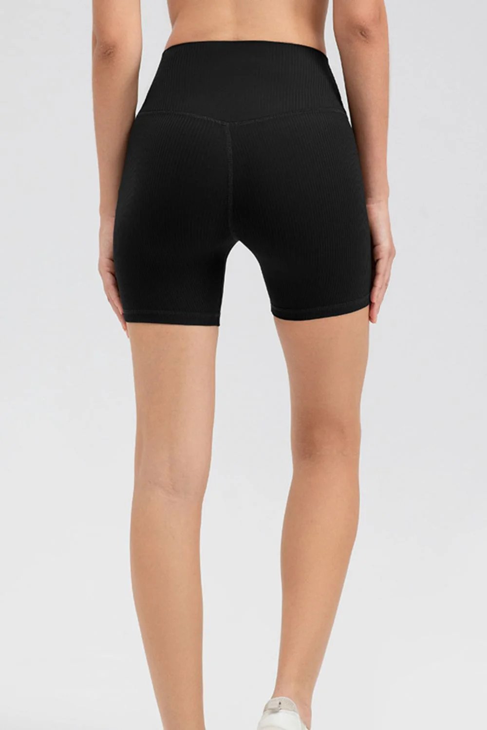 Wide Waistband Slim Fit Sports Shorts - Image 2