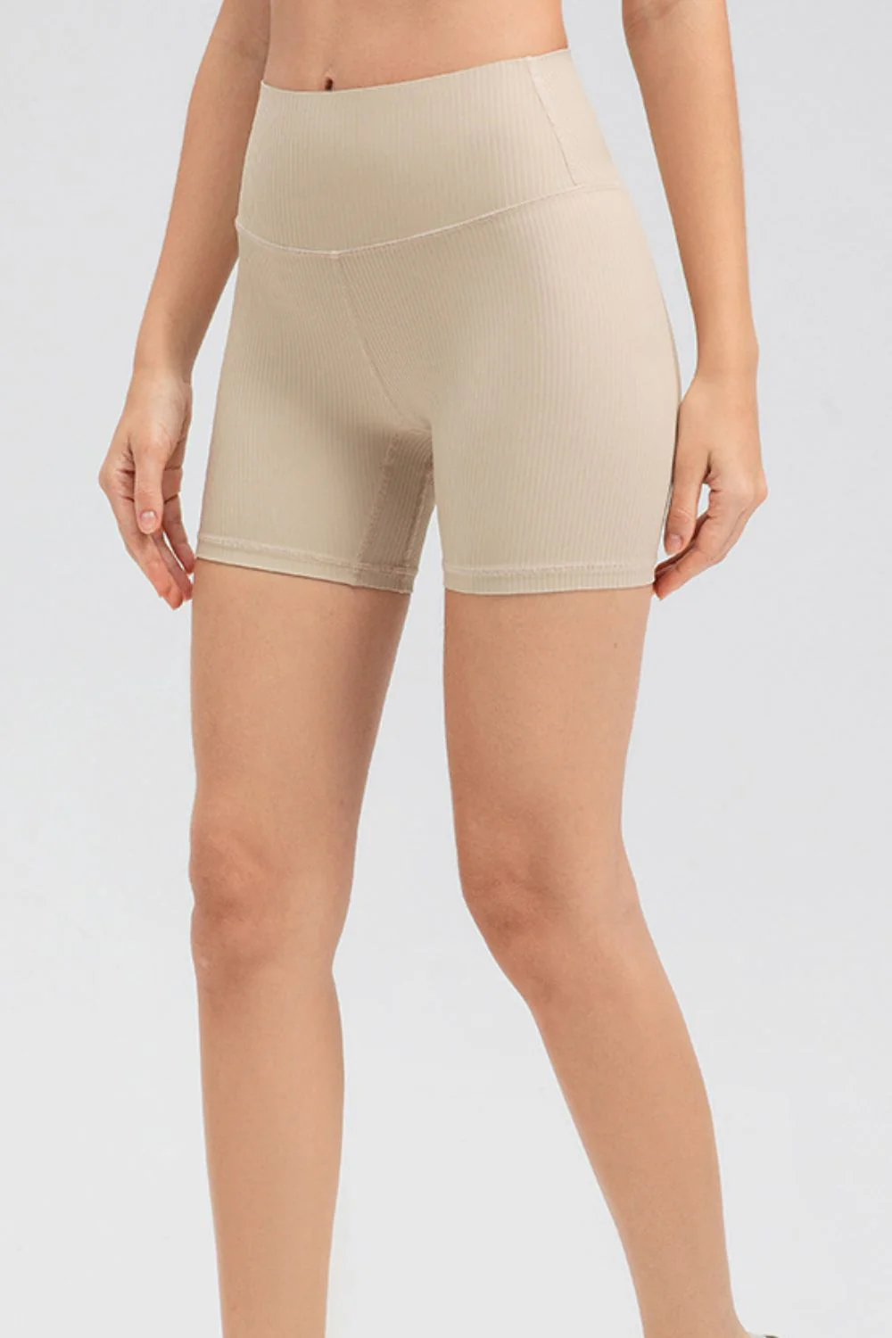 Wide Waistband Slim Fit Sports Shorts - Image 7