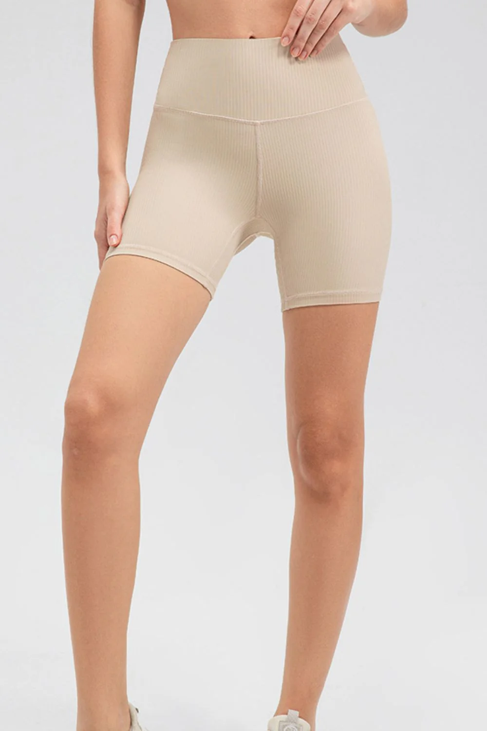 Wide Waistband Slim Fit Sports Shorts - Image 8
