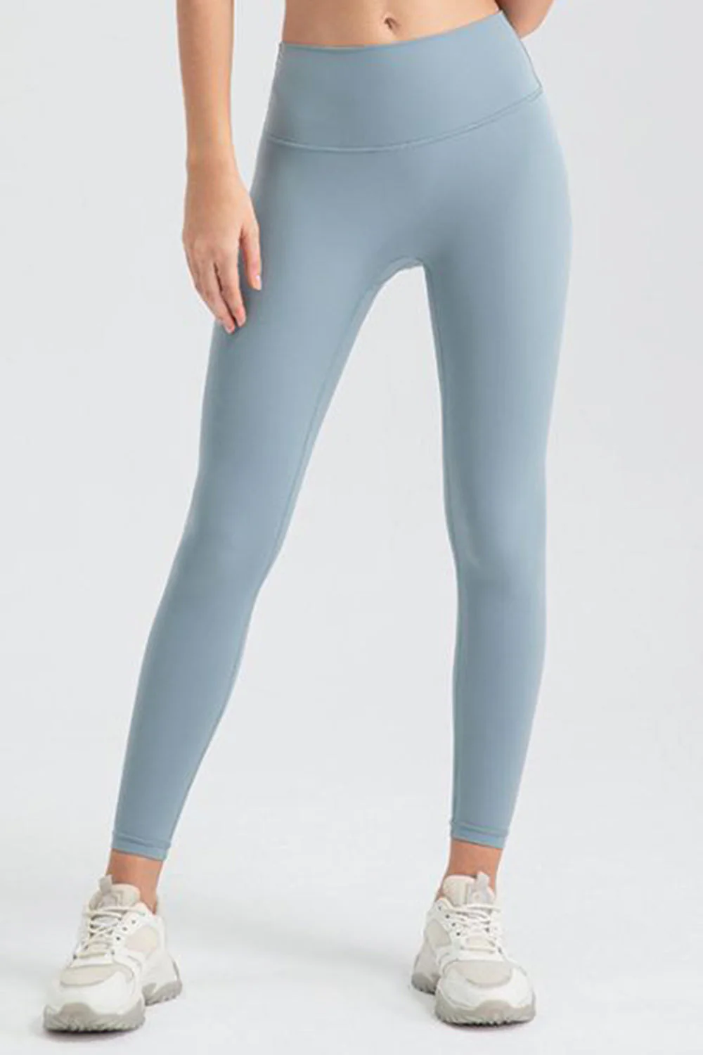 Wide Waistband Sport Leggings - Image 4