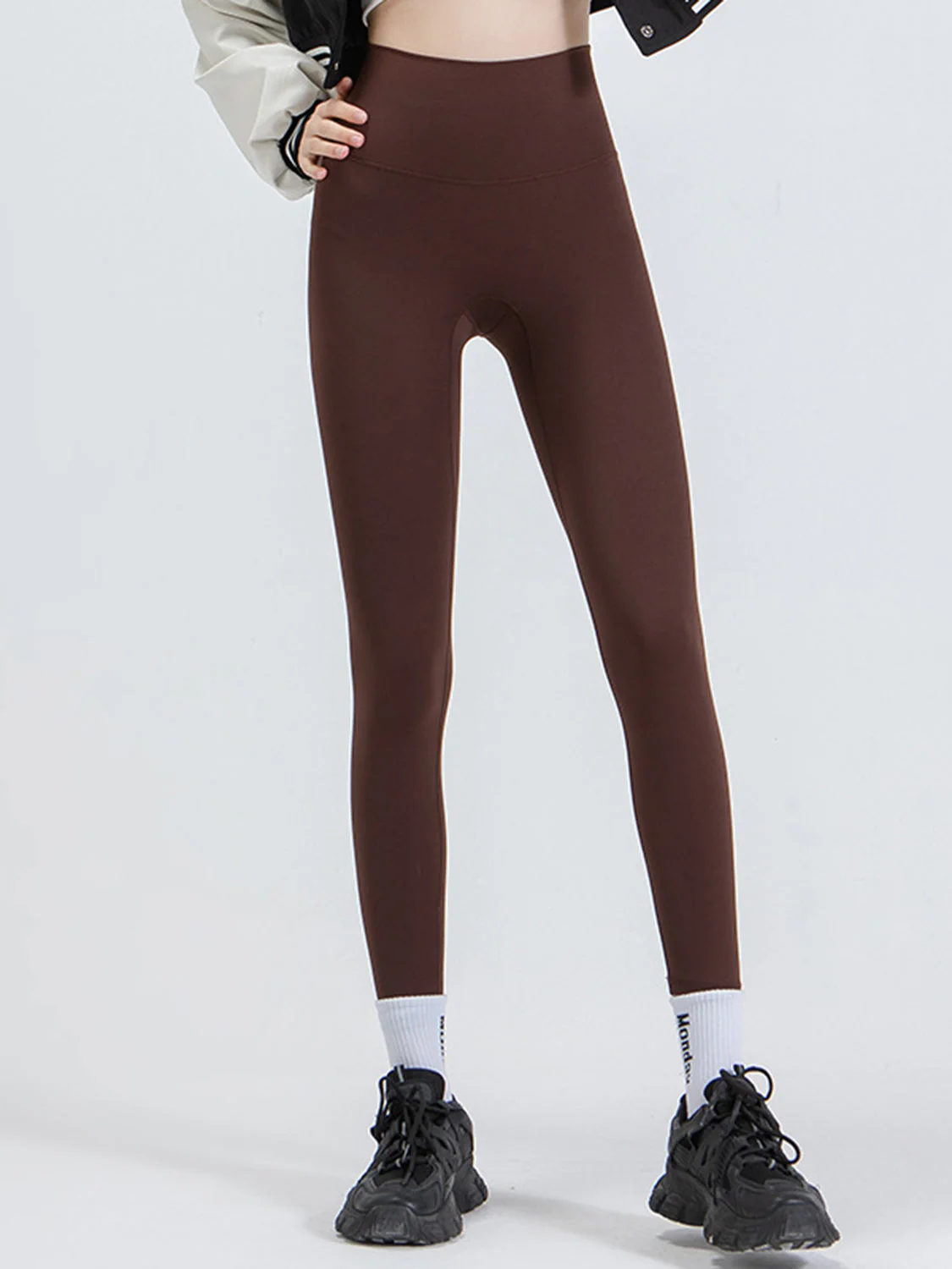 Wide Waistband Sports Leggings - Image 4