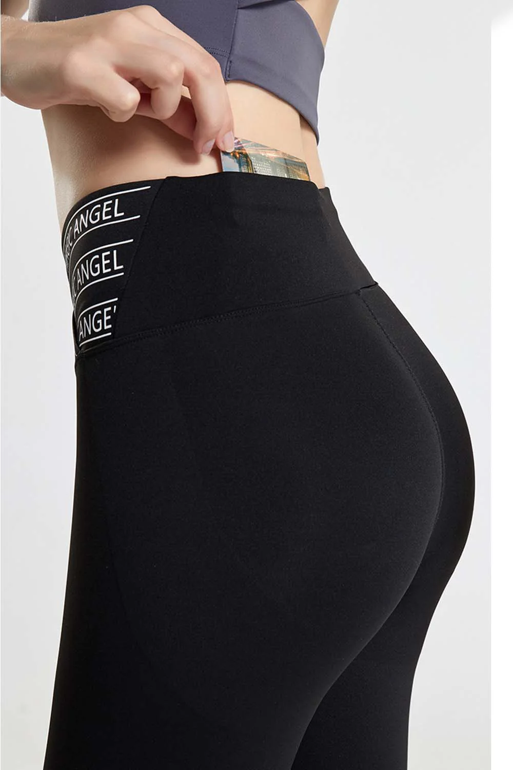Wide Waistband Sports Pants - Image 2