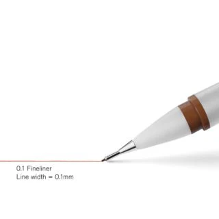 Winsor & Newton: Fineliner - Sepia 0.1 - Image 2