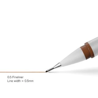 Winsor & Newton: Fineliner - Sepia 0.5 - Image 2
