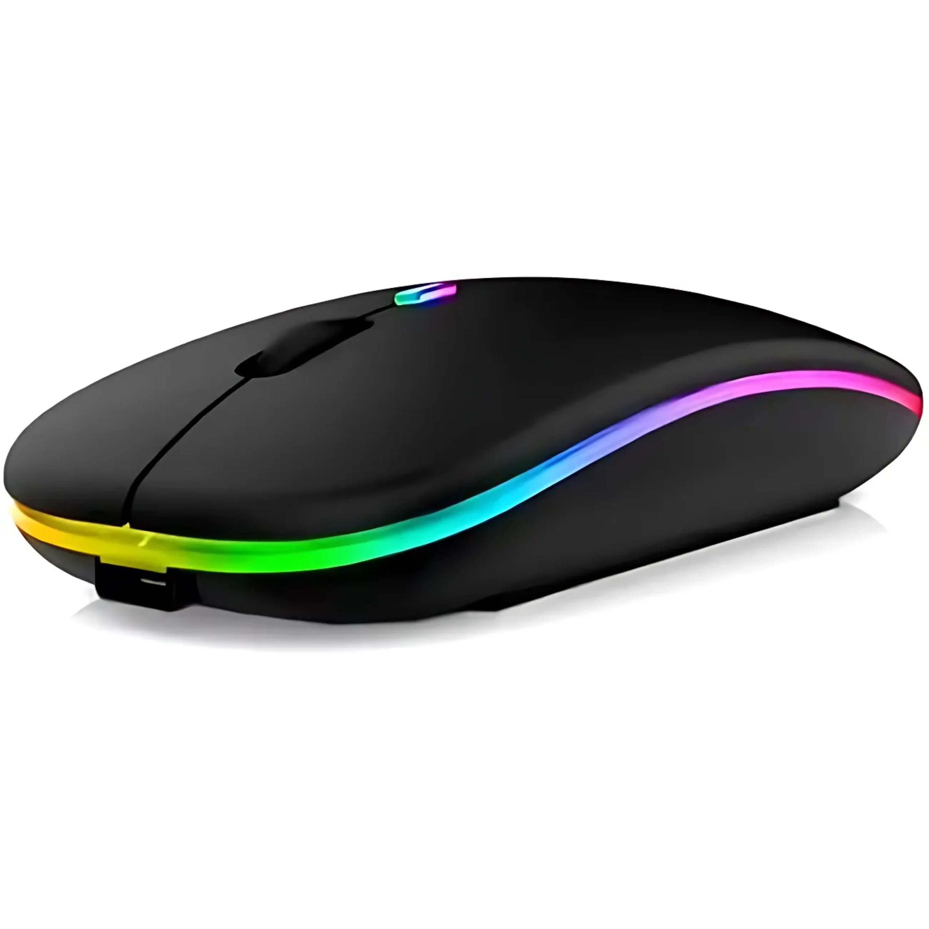 Wireless RGB Mouse – Silent Rechargeable Bluetooth Mouse with LED Backlight for PC & Laptop - Image 2