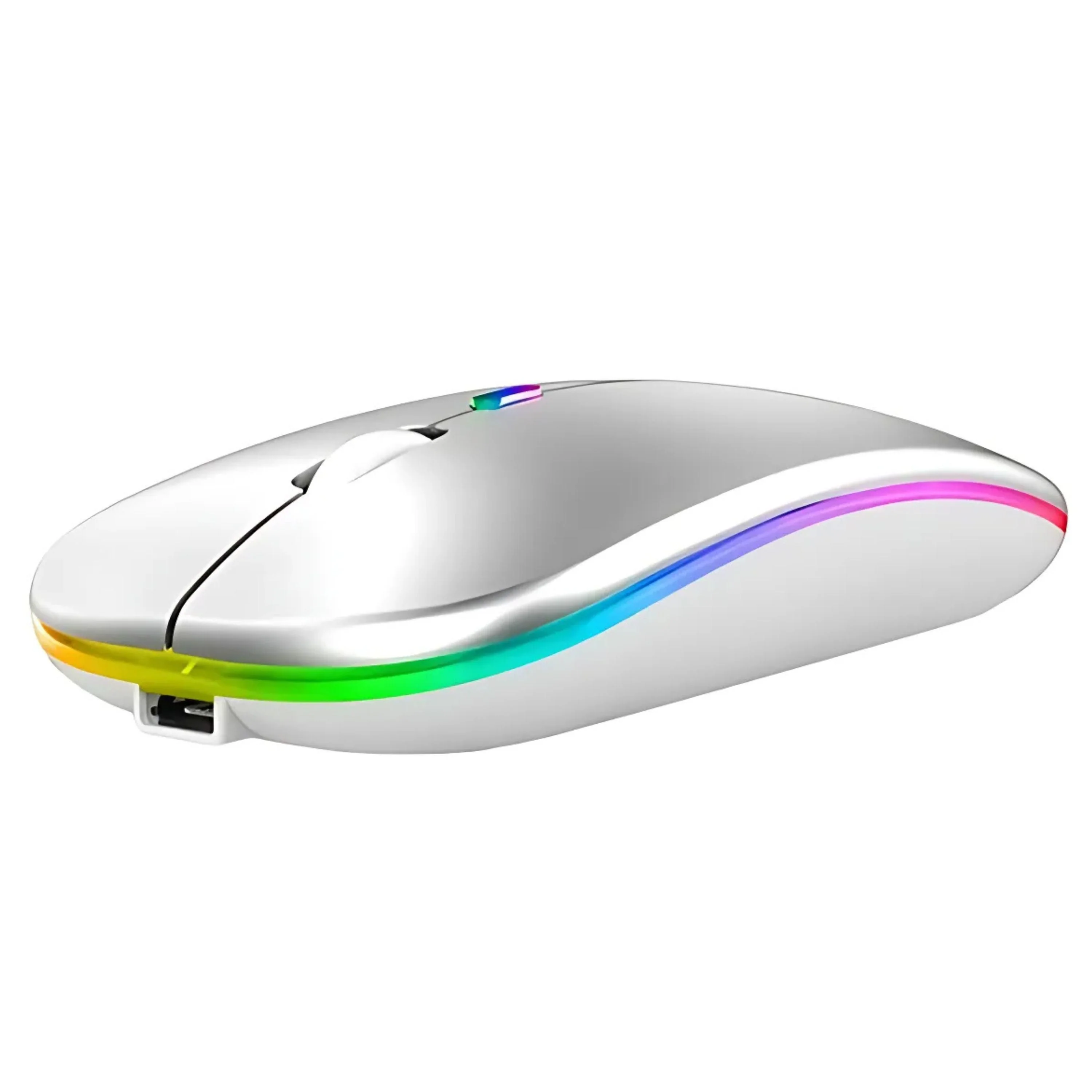 Wireless RGB Mouse – Silent Rechargeable Bluetooth Mouse with LED Backlight for PC & Laptop - Image 4