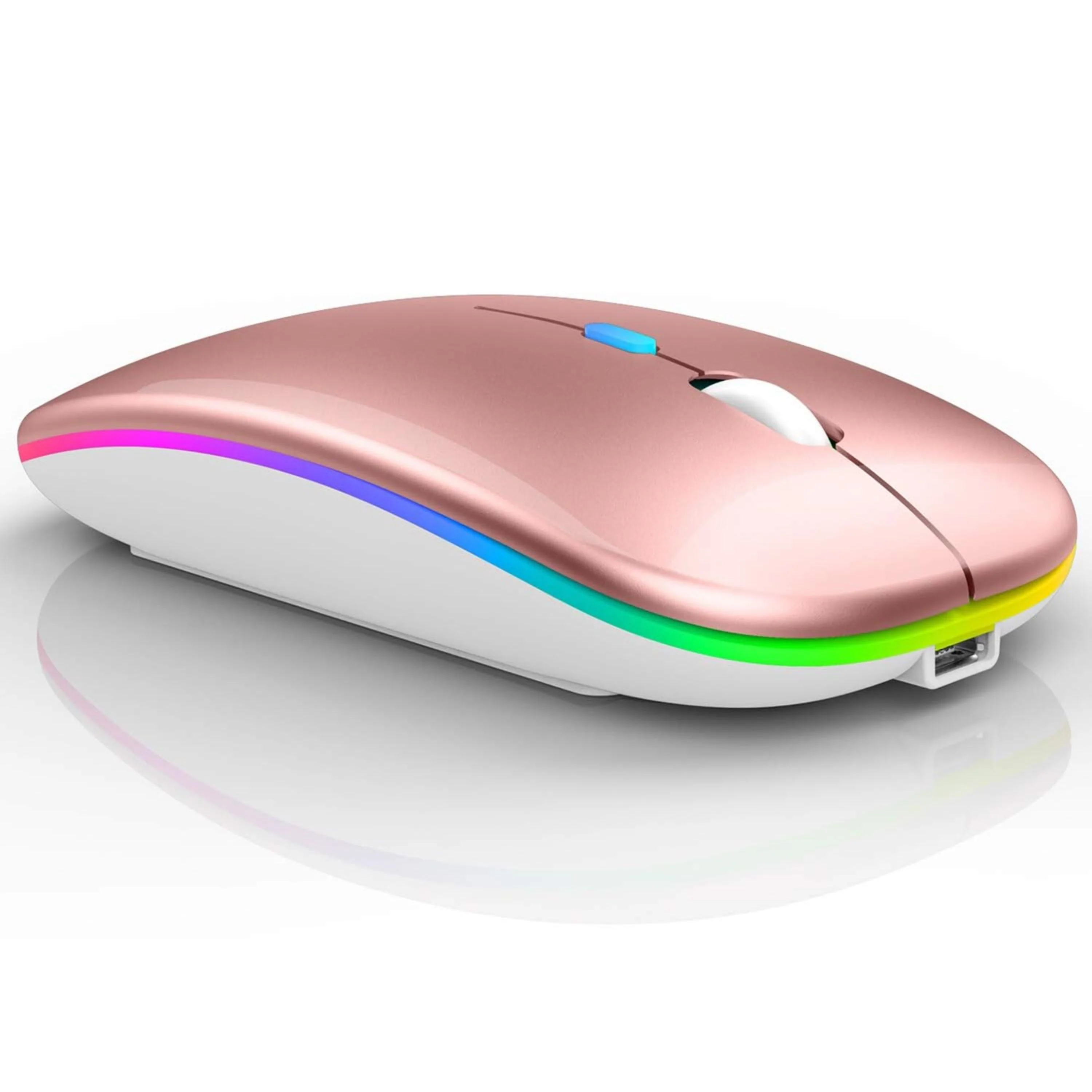 Wireless RGB Mouse – Silent Rechargeable Bluetooth Mouse with LED Backlight for PC & Laptop - Image 6