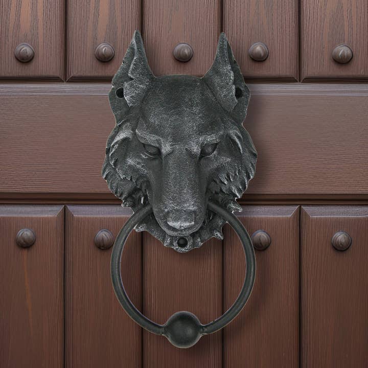 Wolf Gargoyle Door Knocker - Image 2