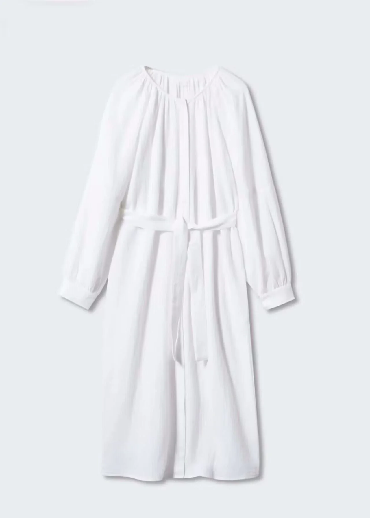 Women New Spring and Autumn Daily Elegant Cotton White Dress by BlakWardrob - Image 6