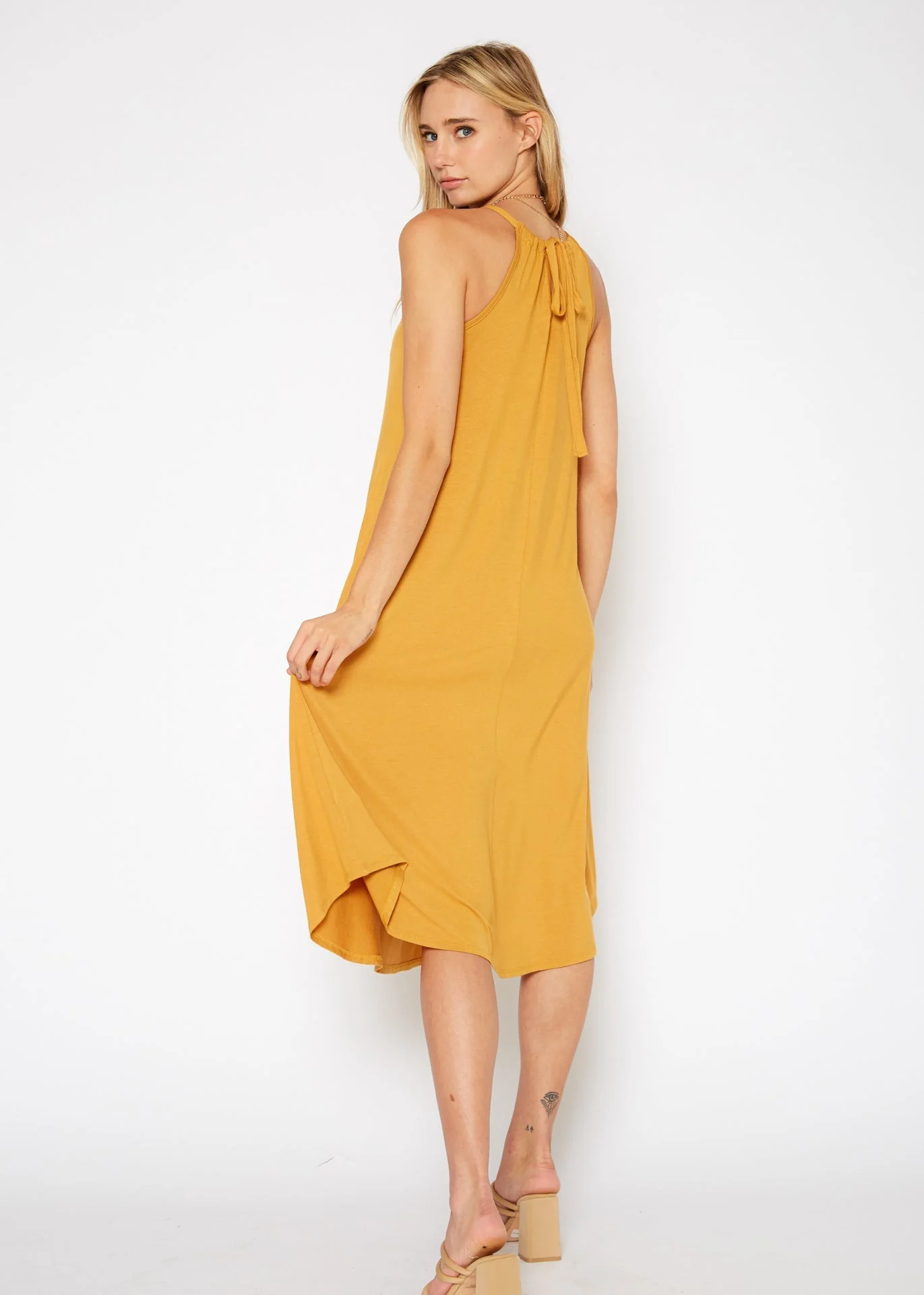 Women's Basic Haltered Dress by Shop at Konus - Image 11