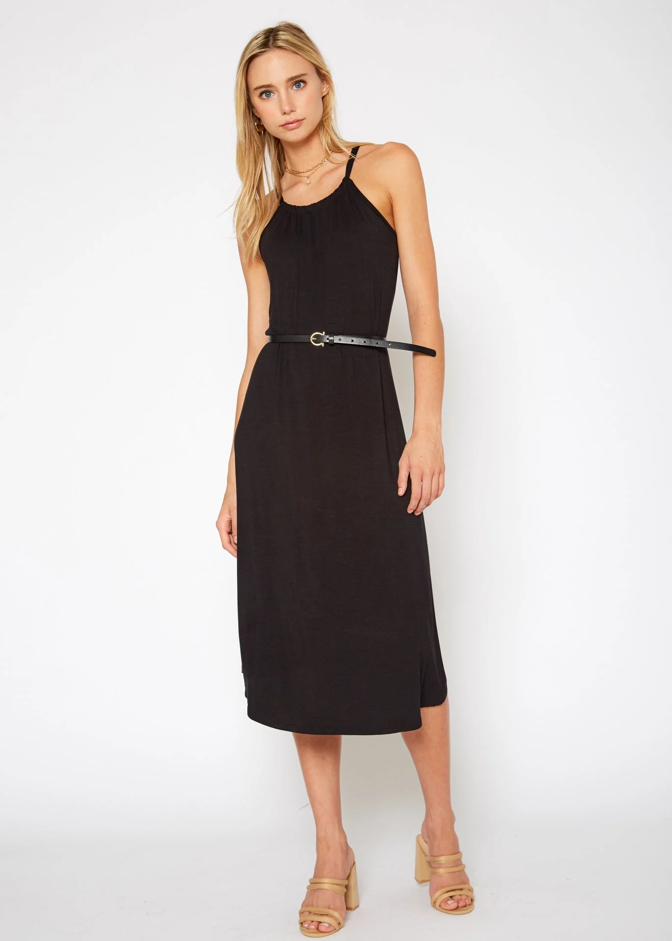 Women's Basic Haltered Dress by Shop at Konus - Image 5