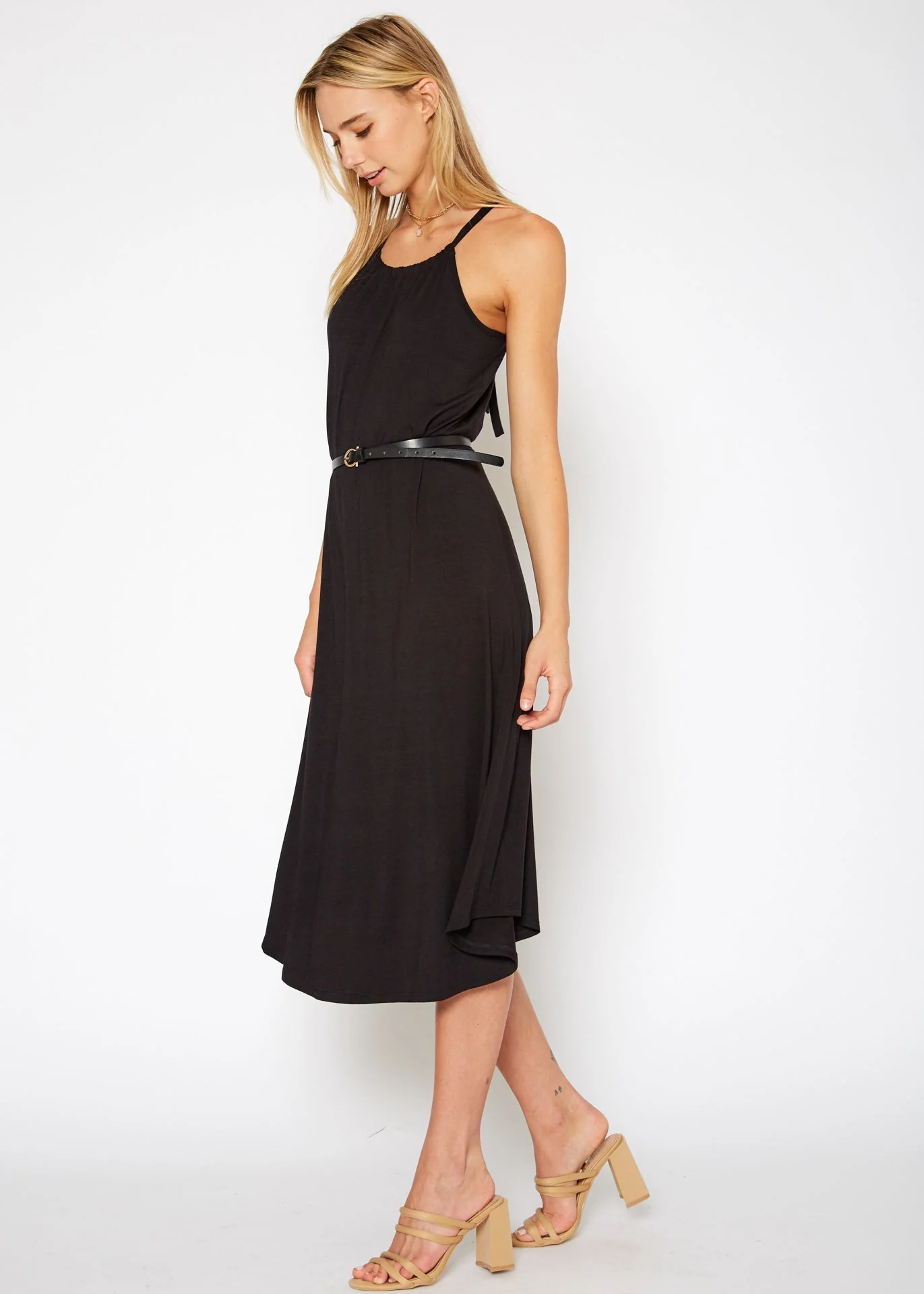 Women's Basic Haltered Dress by Shop at Konus - Image 6