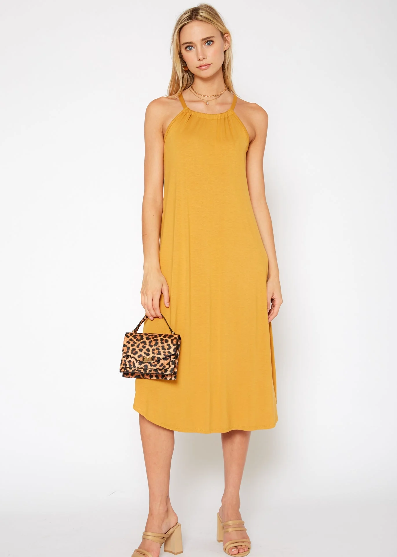 Women's Basic Haltered Dress by Shop at Konus - Image 9