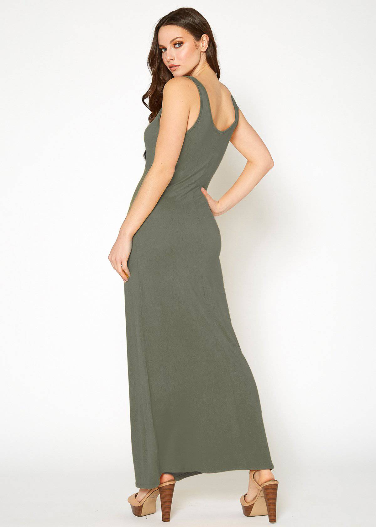 Women's Sleeveless Scoop Neck Maxi Dress by Shop at Konus - Image 11
