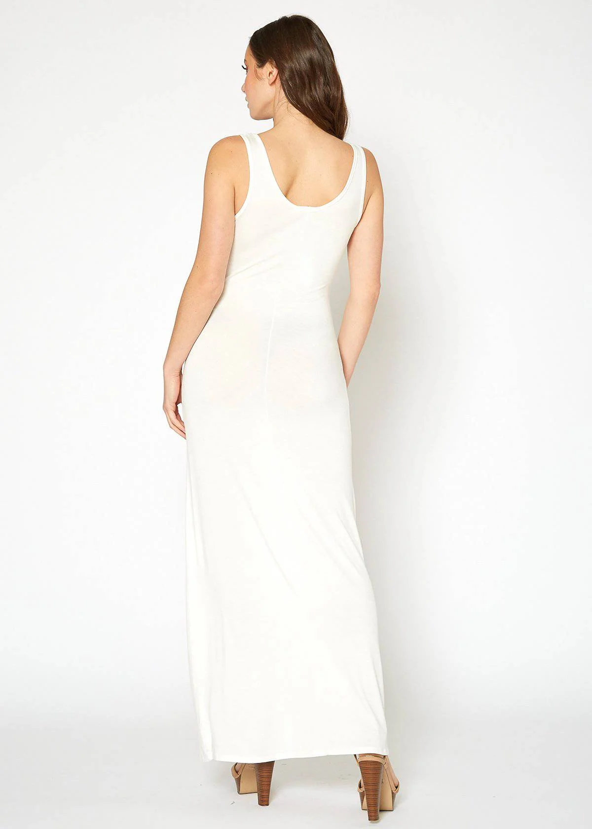 Women's Sleeveless Scoop Neck Maxi Dress by Shop at Konus - Image 25