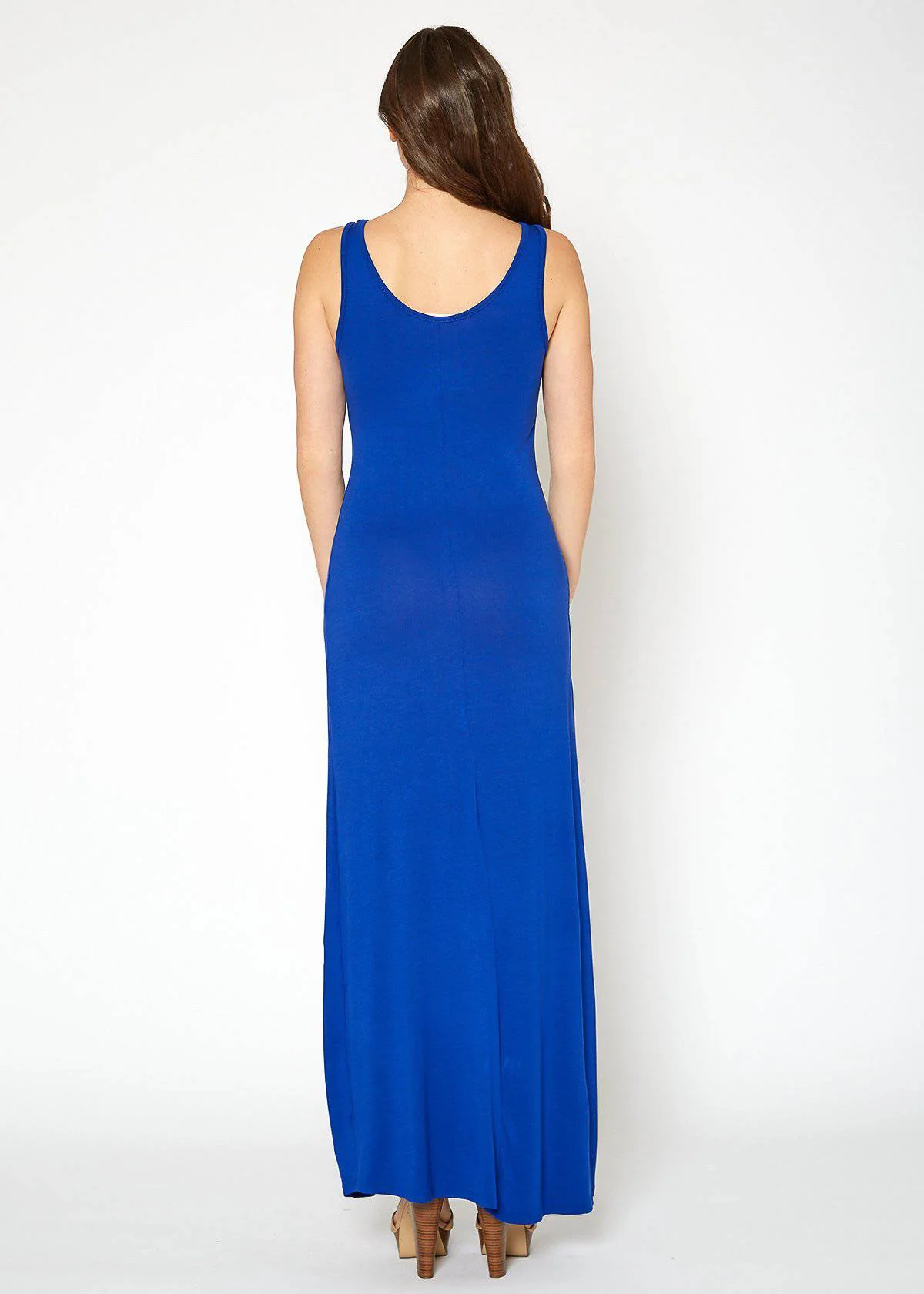 Women's Sleeveless Scoop Neck Maxi Dress by Shop at Konus - Image 28