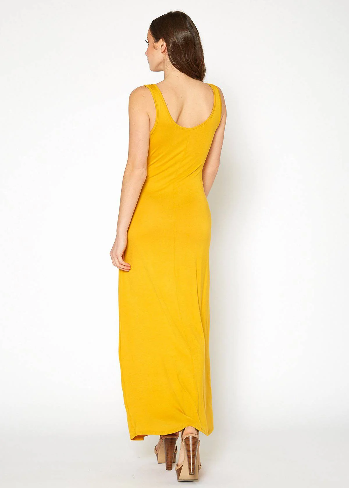 Women's Sleeveless Scoop Neck Maxi Dress by Shop at Konus - Image 30