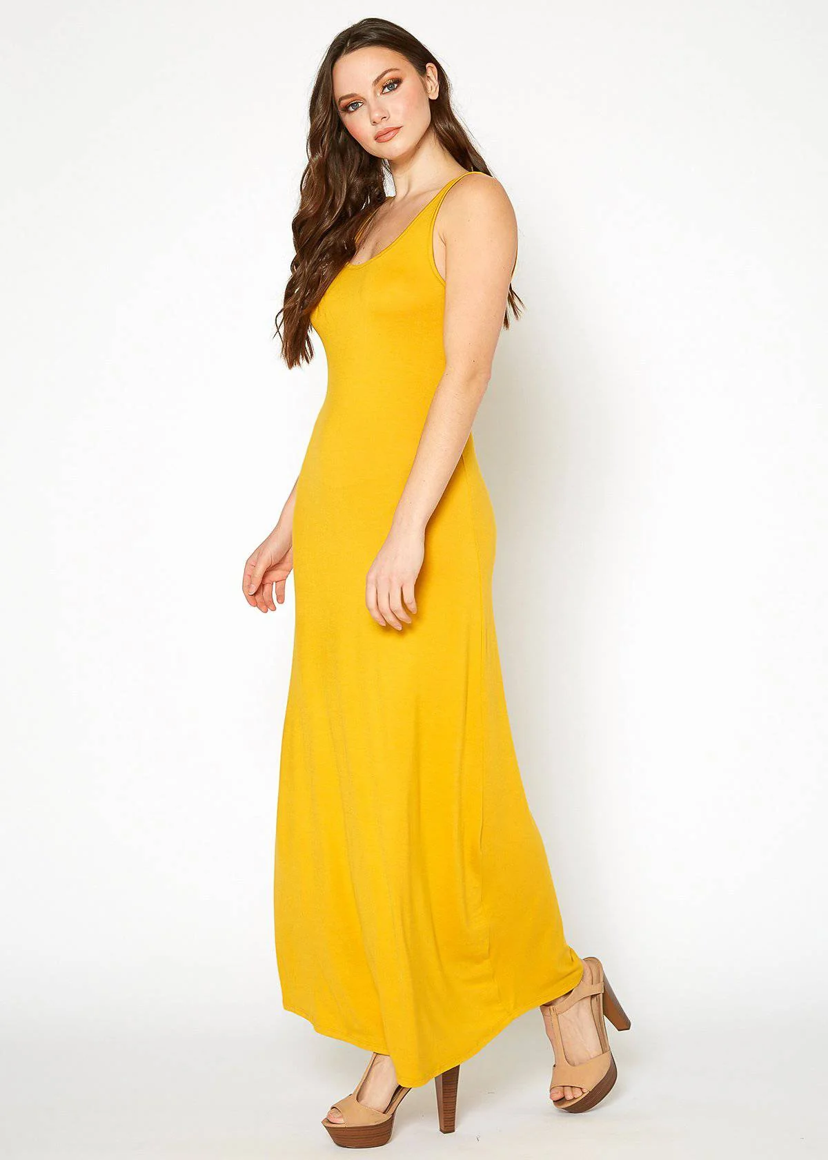 Women's Sleeveless Scoop Neck Maxi Dress by Shop at Konus - Image 31