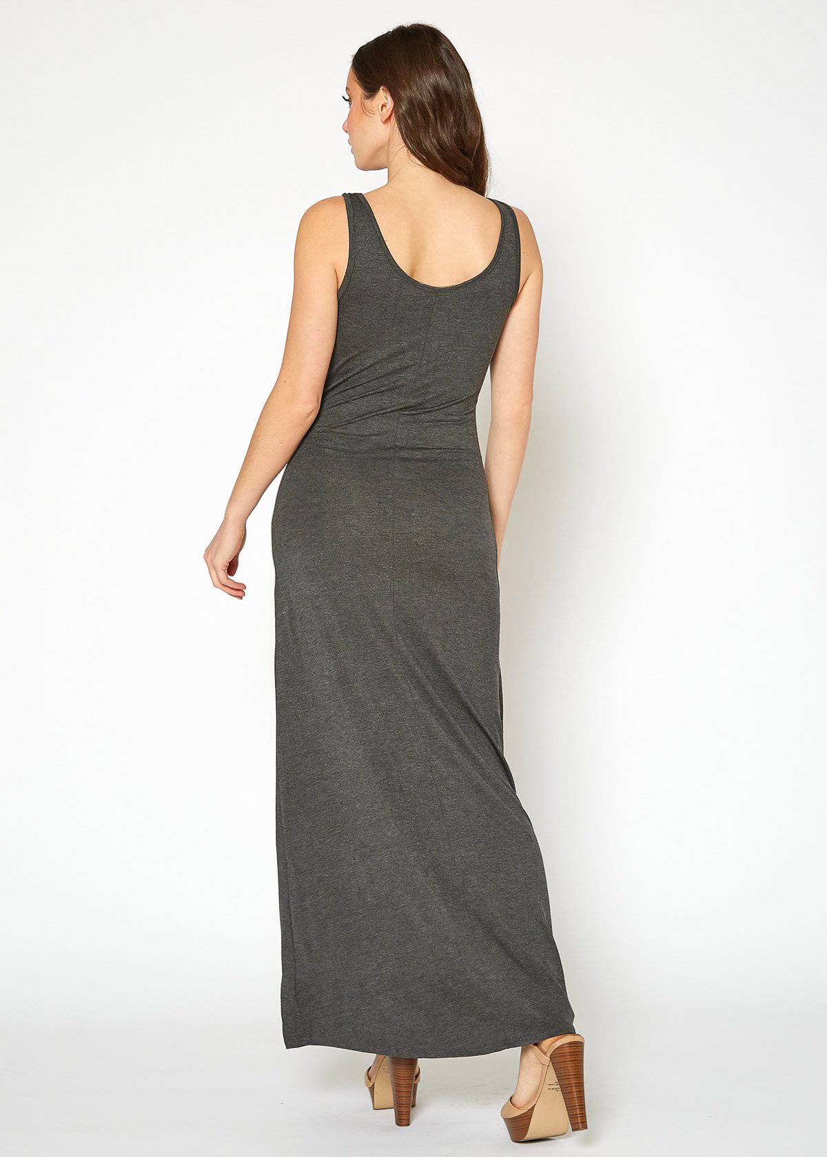 Women's Sleeveless Scoop Neck Maxi Dress by Shop at Konus - Image 36