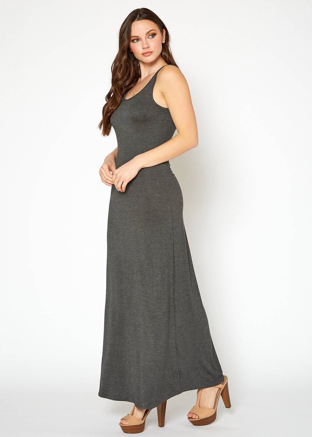 Women's Sleeveless Scoop Neck Maxi Dress by Shop at Konus - Image 37