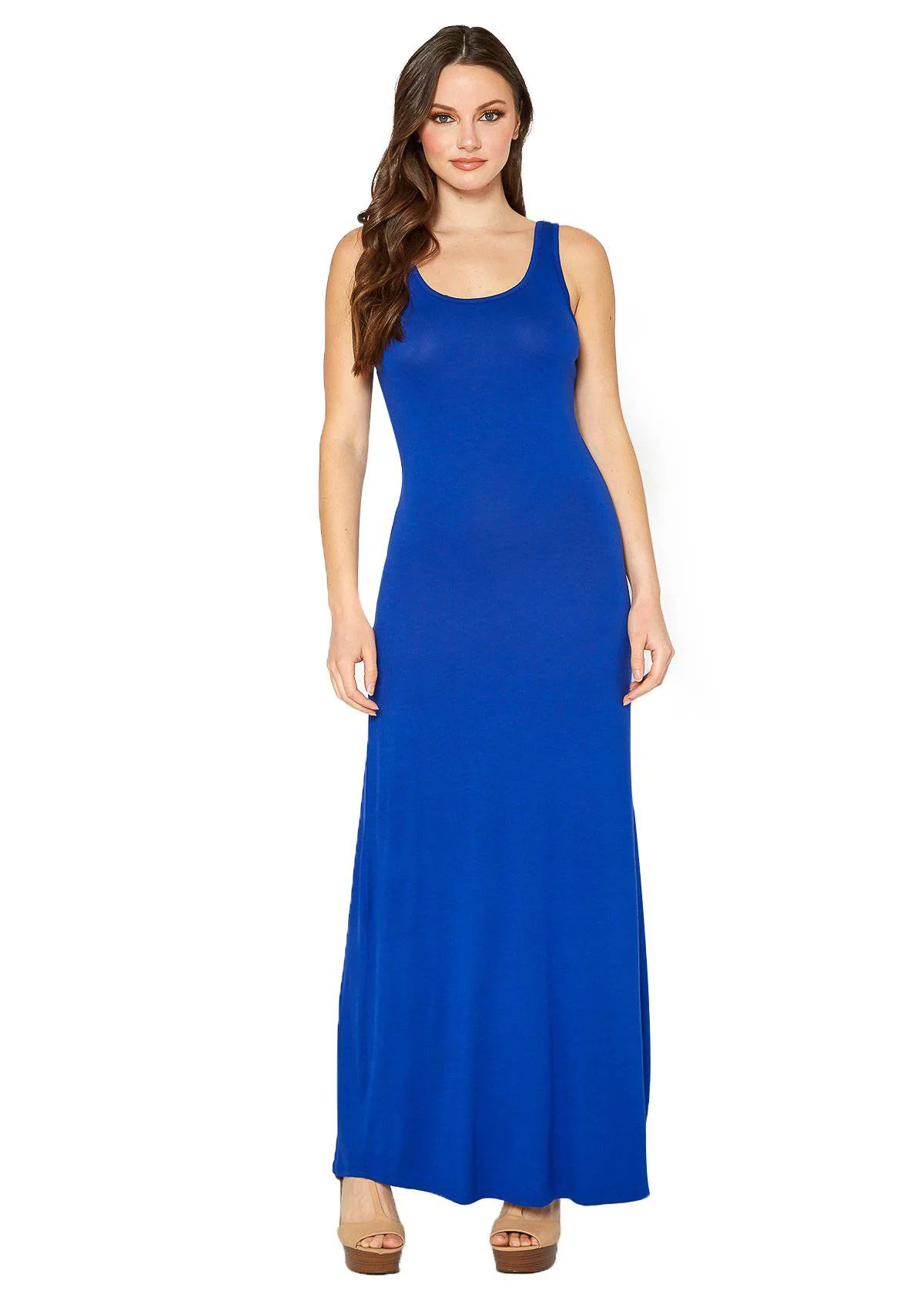 Women's Sleeveless Scoop Neck Maxi Dress by Shop at Konus - Image 6
