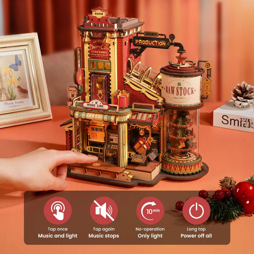 Wooden Puzzle: Dream Gift Factory Wooden Music Box - Image 2