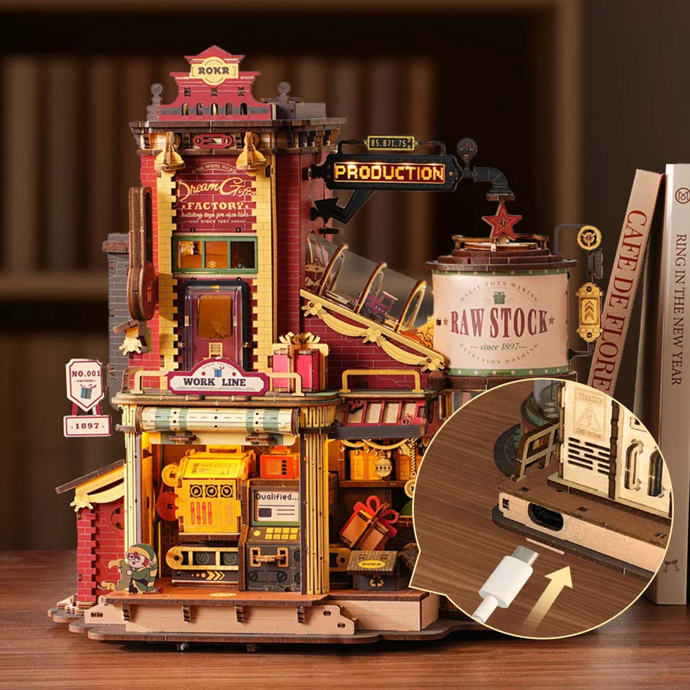 Wooden Puzzle: Dream Gift Factory Wooden Music Box - Image 3