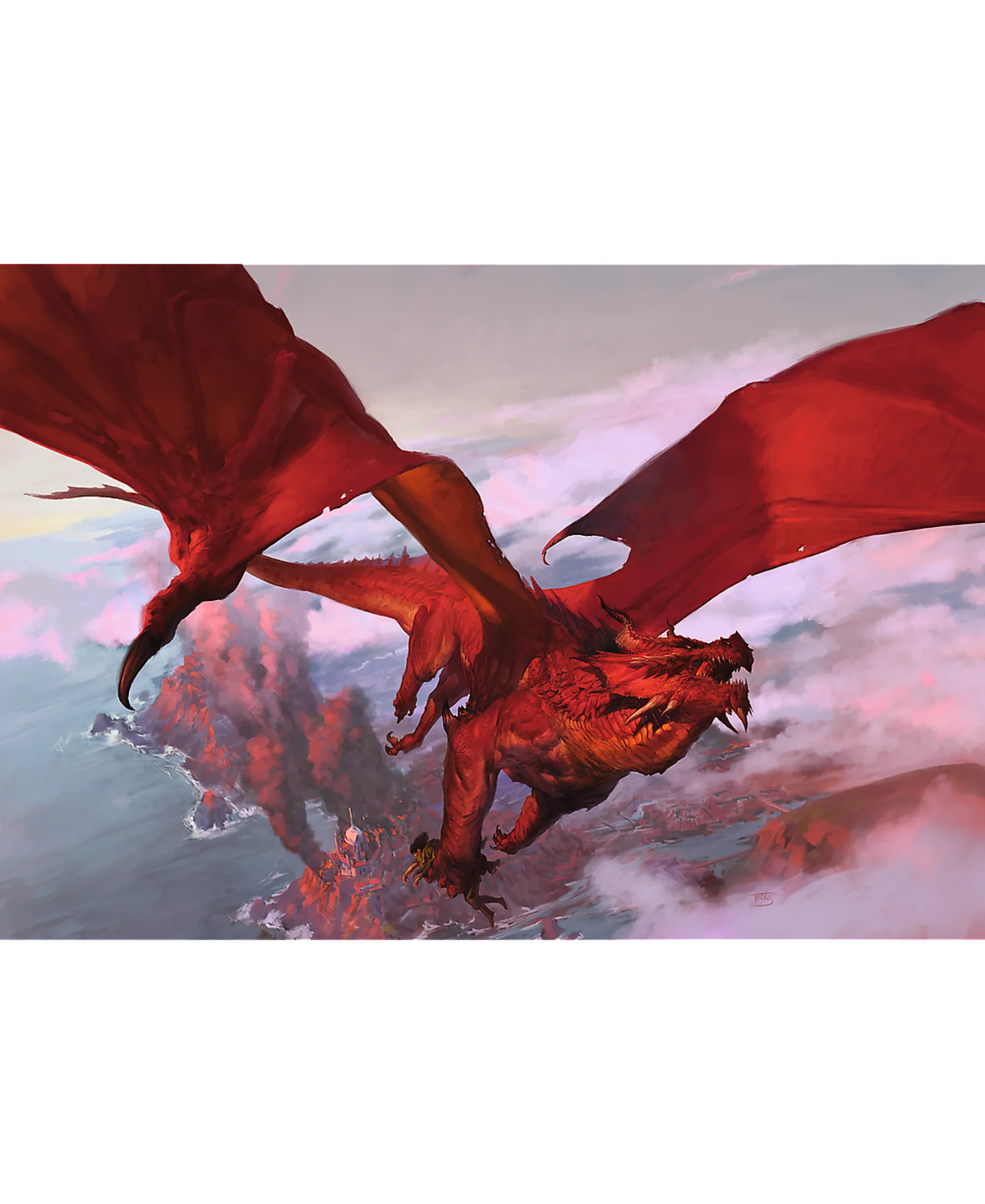 Wooden Puzzle: Dungeons & Dragons - Ancient Red Dragon (Wood Craft) - Image 2