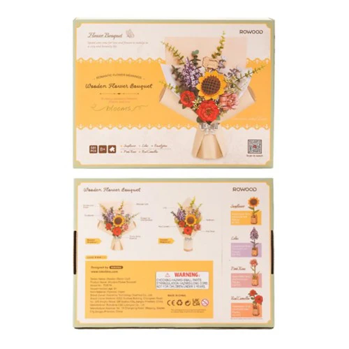 Wooden Puzzle: Flower Bundle - Image 2