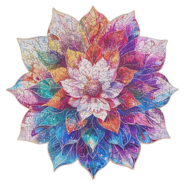 Wooden Puzzle: Mystic Mandala Flower - Image 3