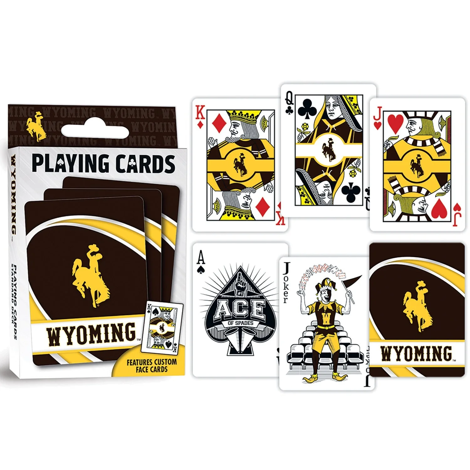 Wyoming Cowboys Playing Cards - 54 Card Deck by MasterPieces Puzzle Company INC - Image 3