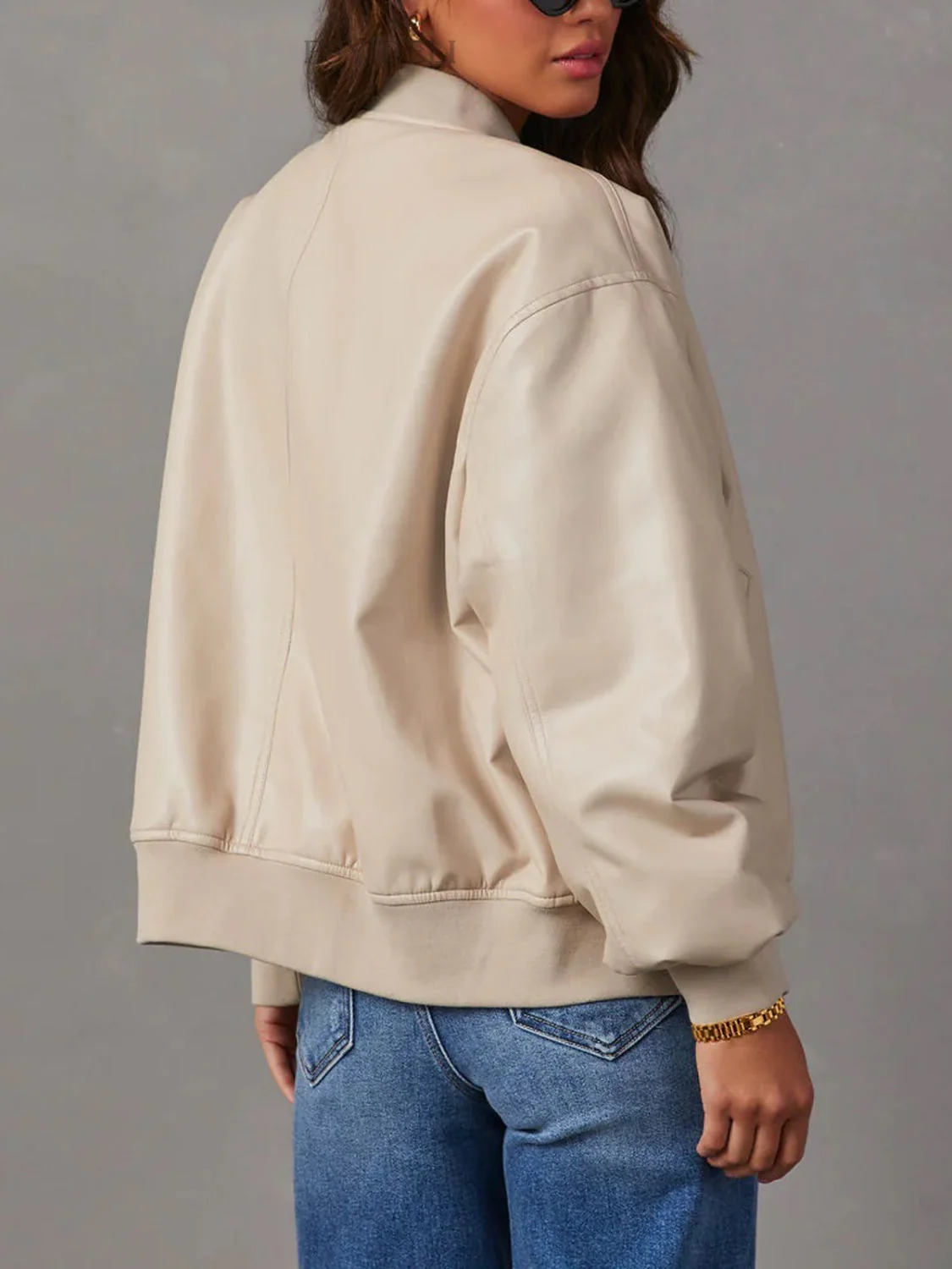 Zip Up Long Sleeve Jacket - Image 2