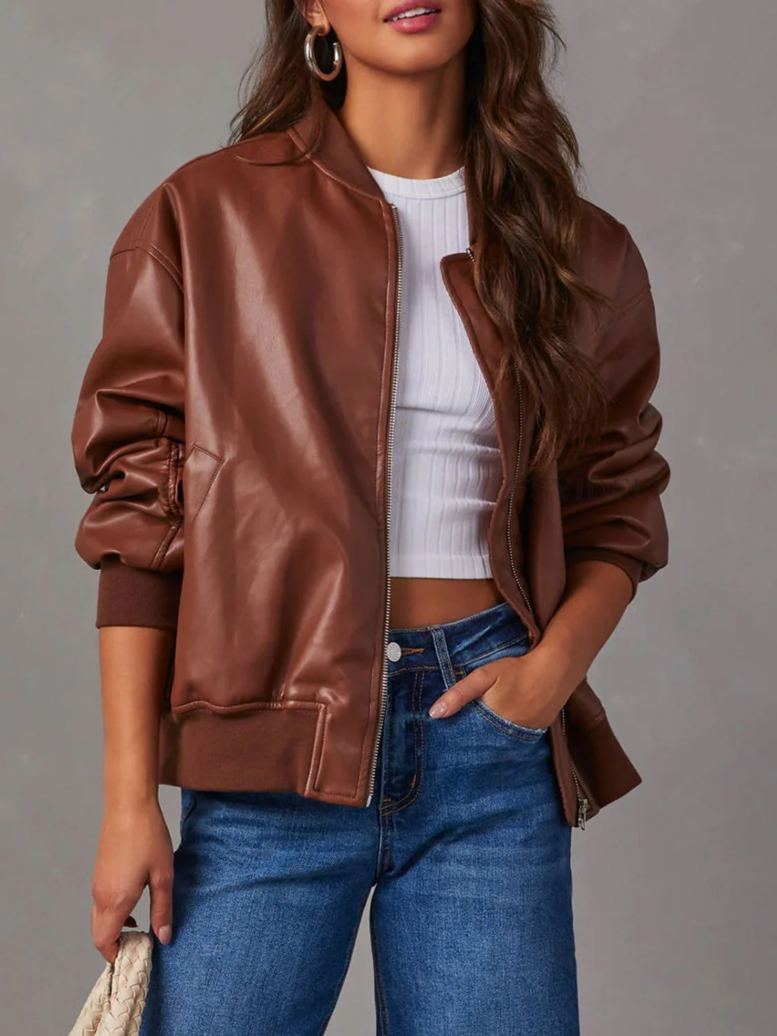 Zip Up Long Sleeve Jacket - Image 7