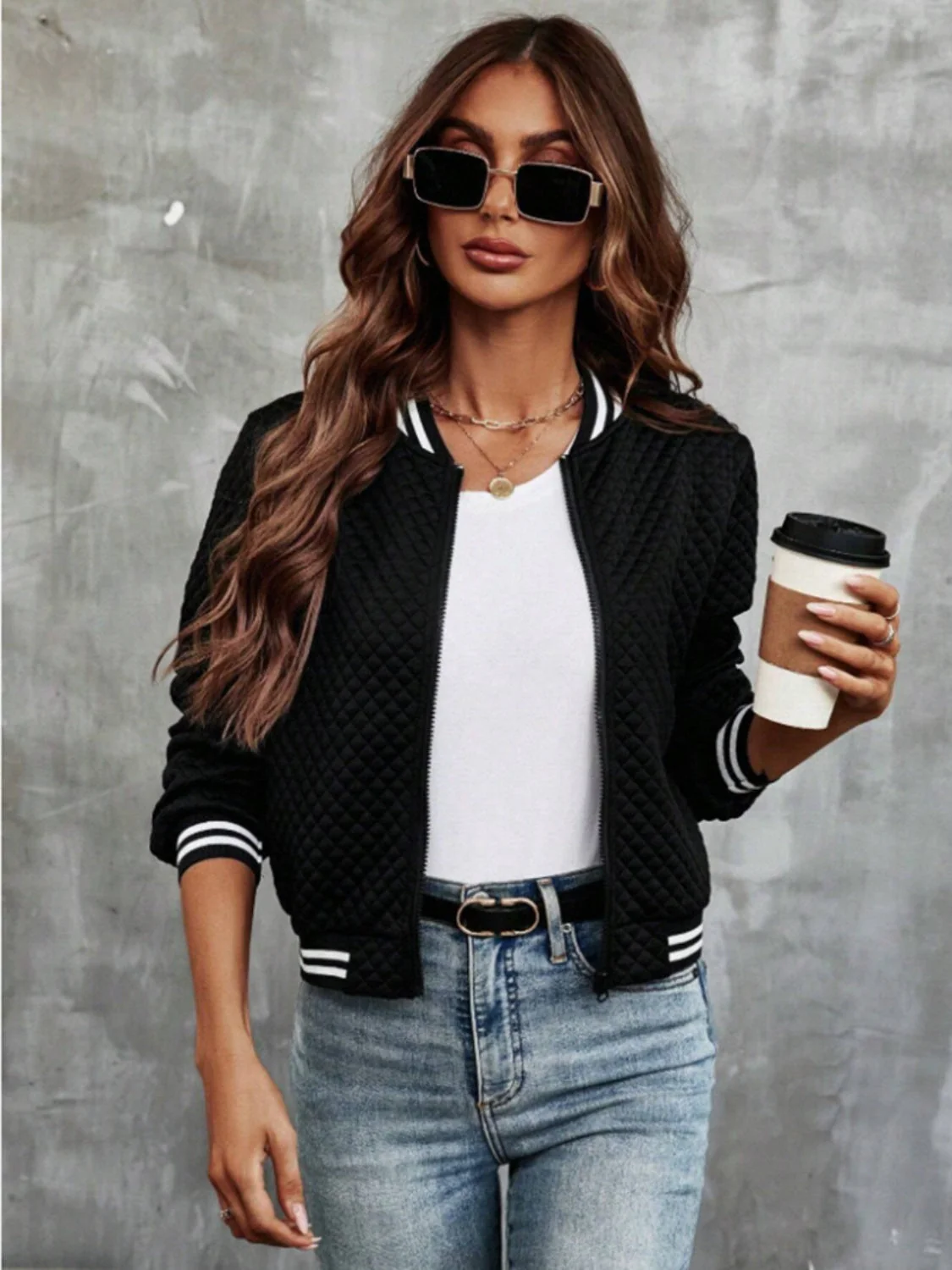 Zip Up Long Sleeve Jacket - Image 9