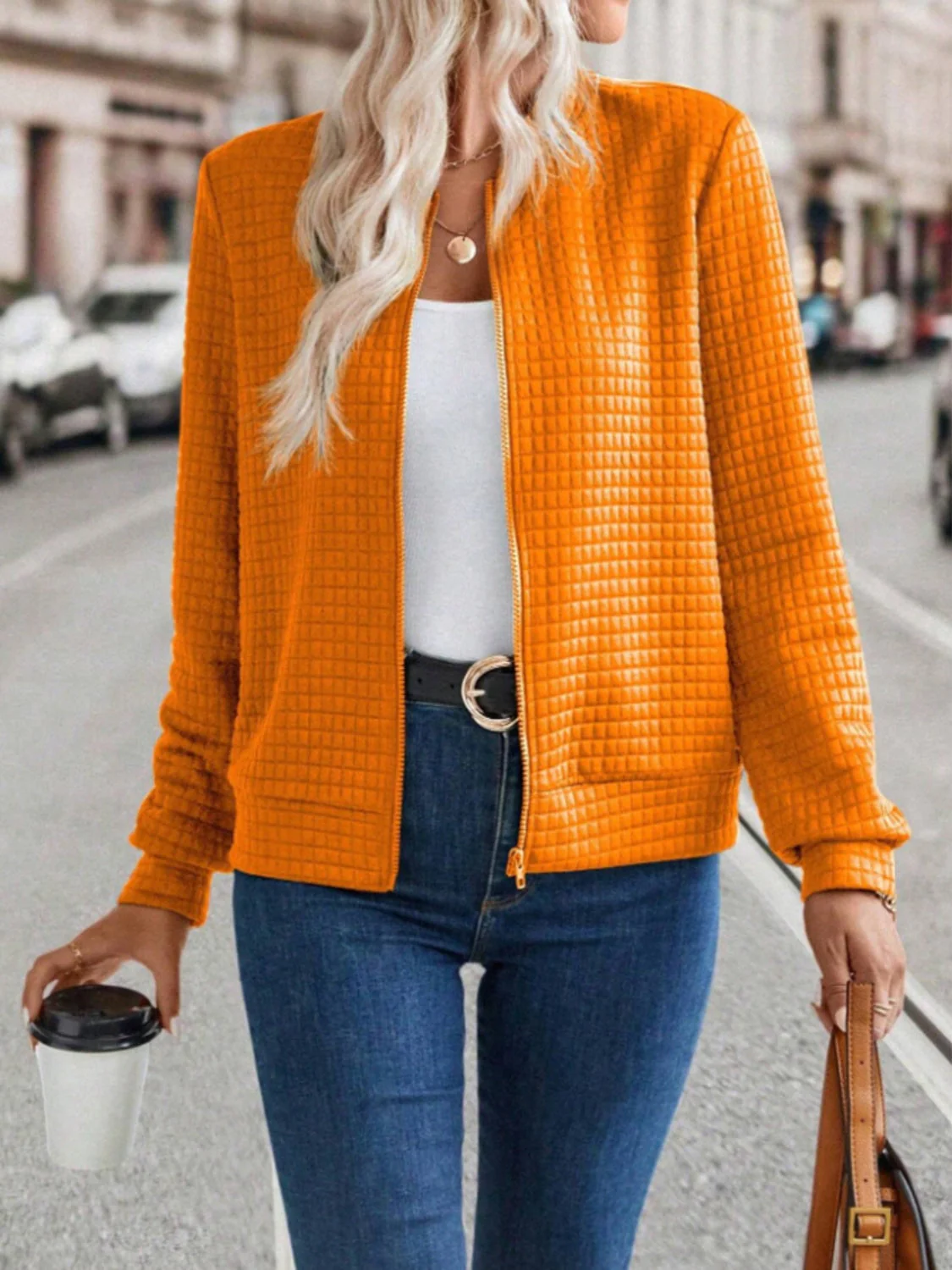 Zip Up Long Sleeve Jacket - Image 19