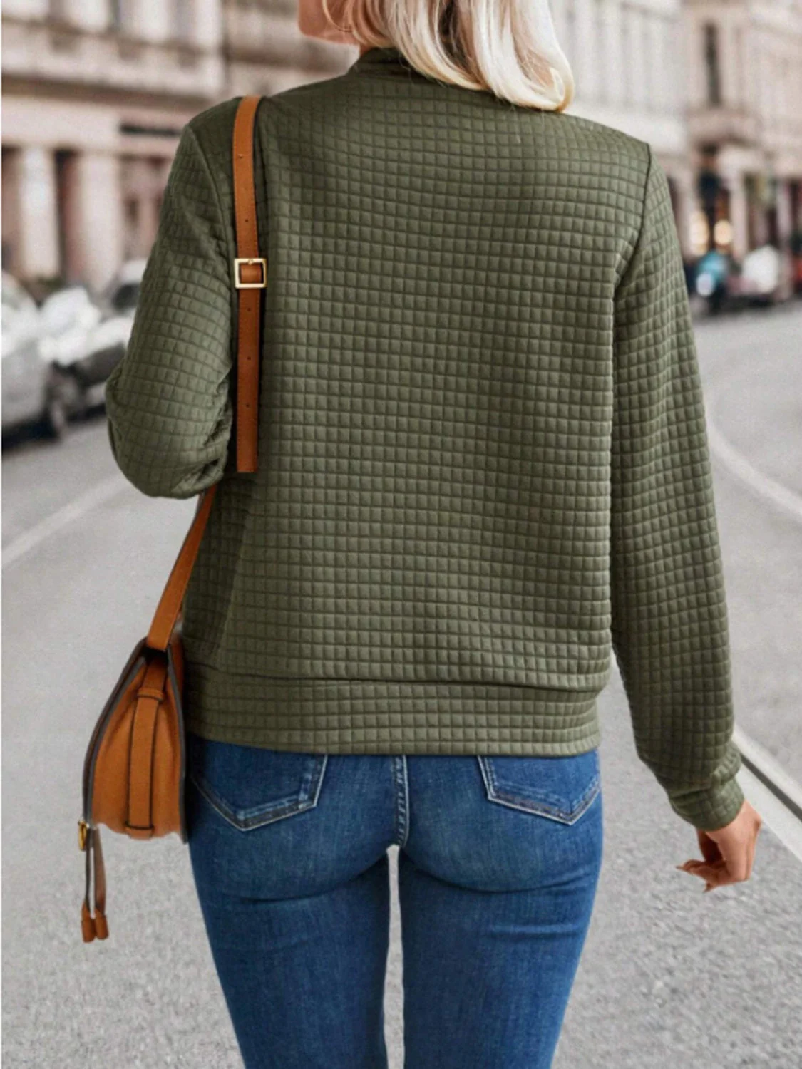 Zip Up Long Sleeve Jacket - Image 2