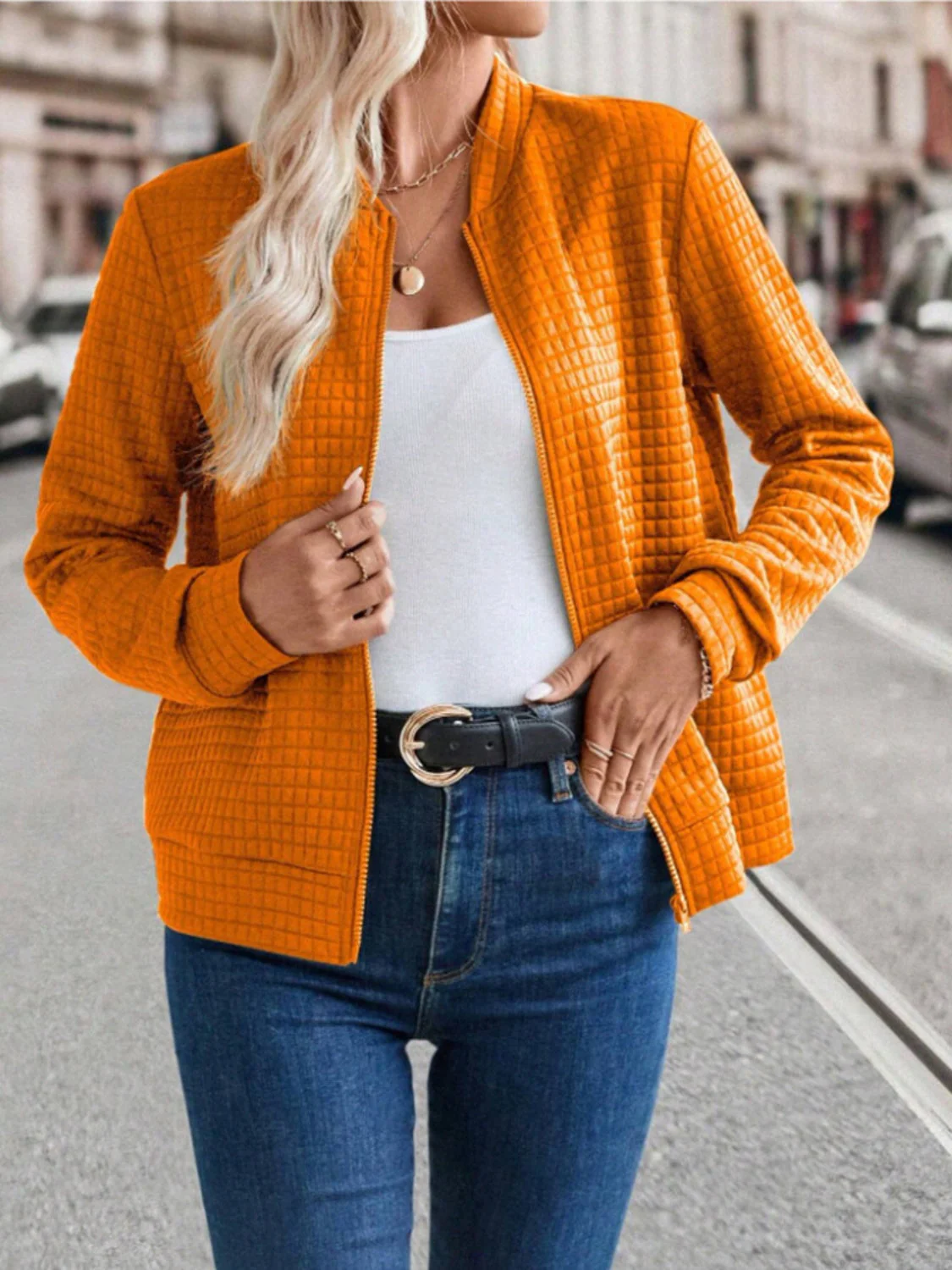 Zip Up Long Sleeve Jacket - Image 21