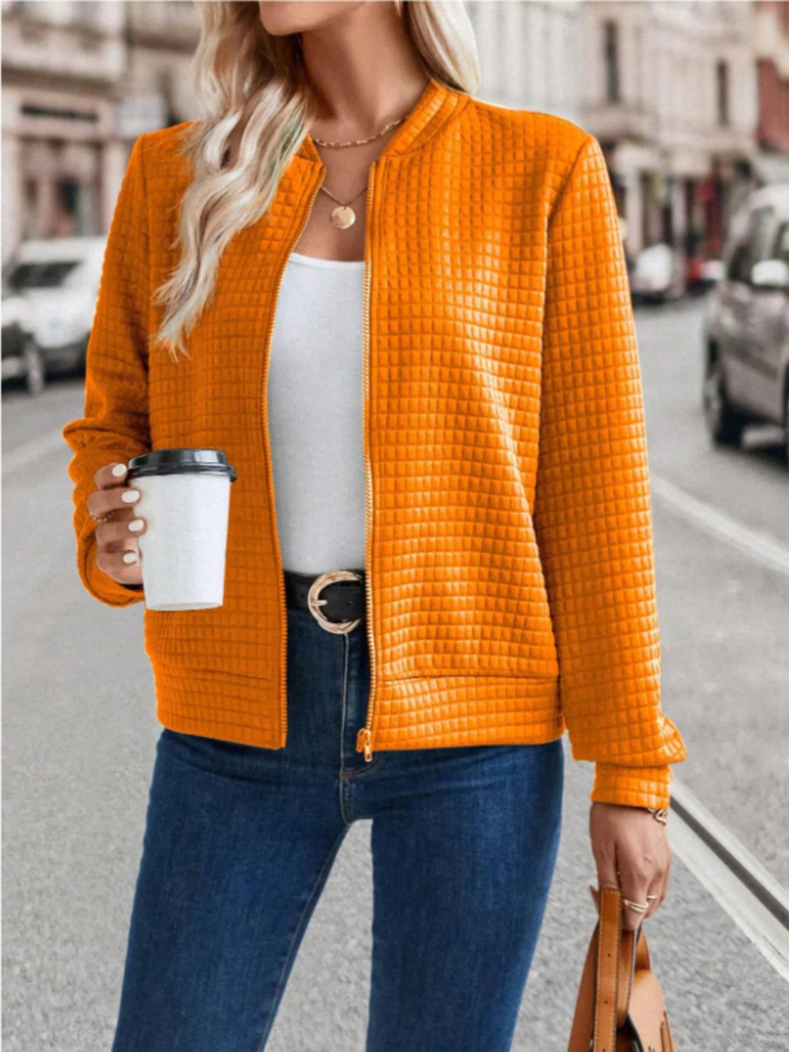 Zip Up Long Sleeve Jacket - Image 22