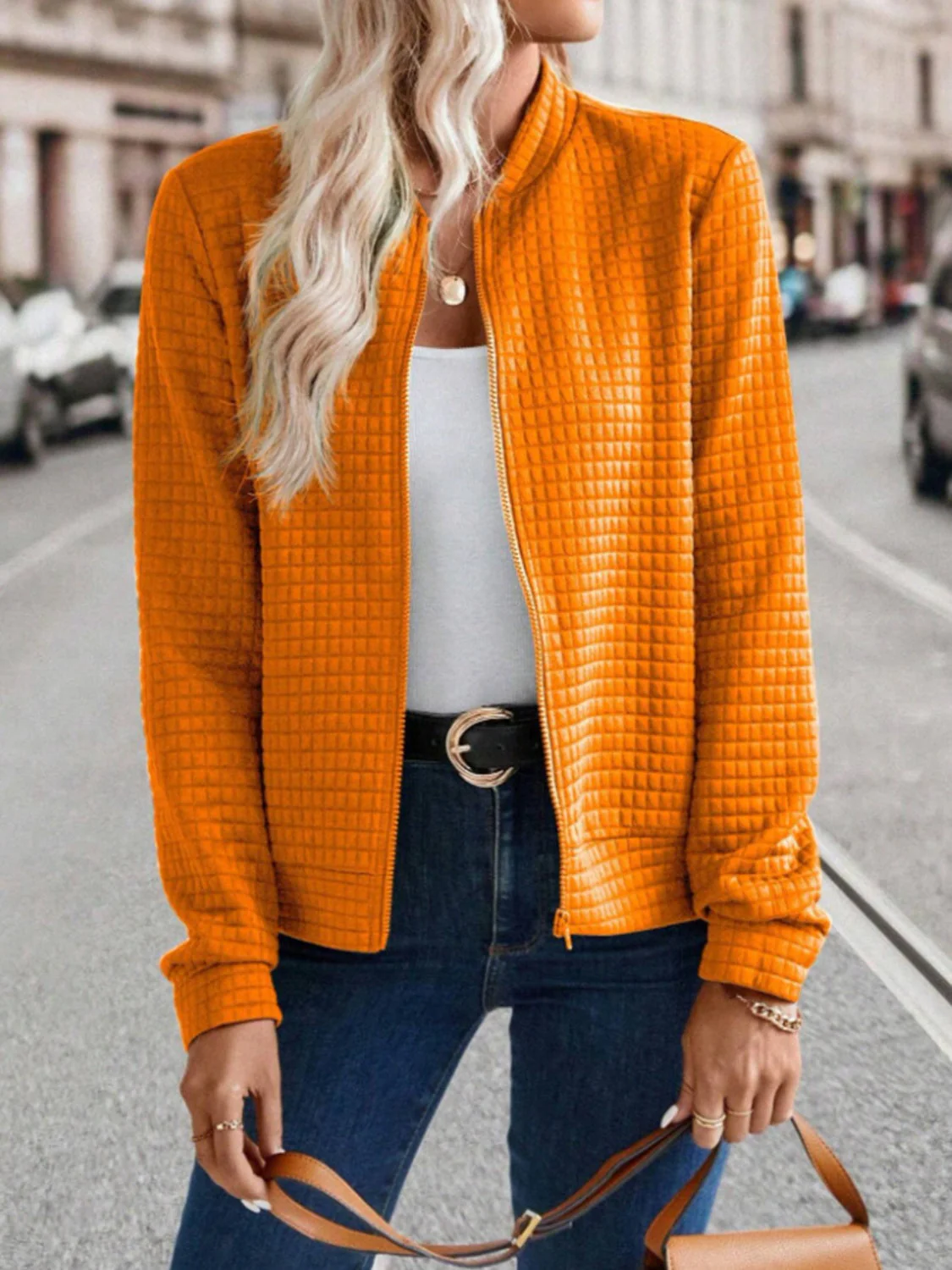 Zip Up Long Sleeve Jacket - Image 23