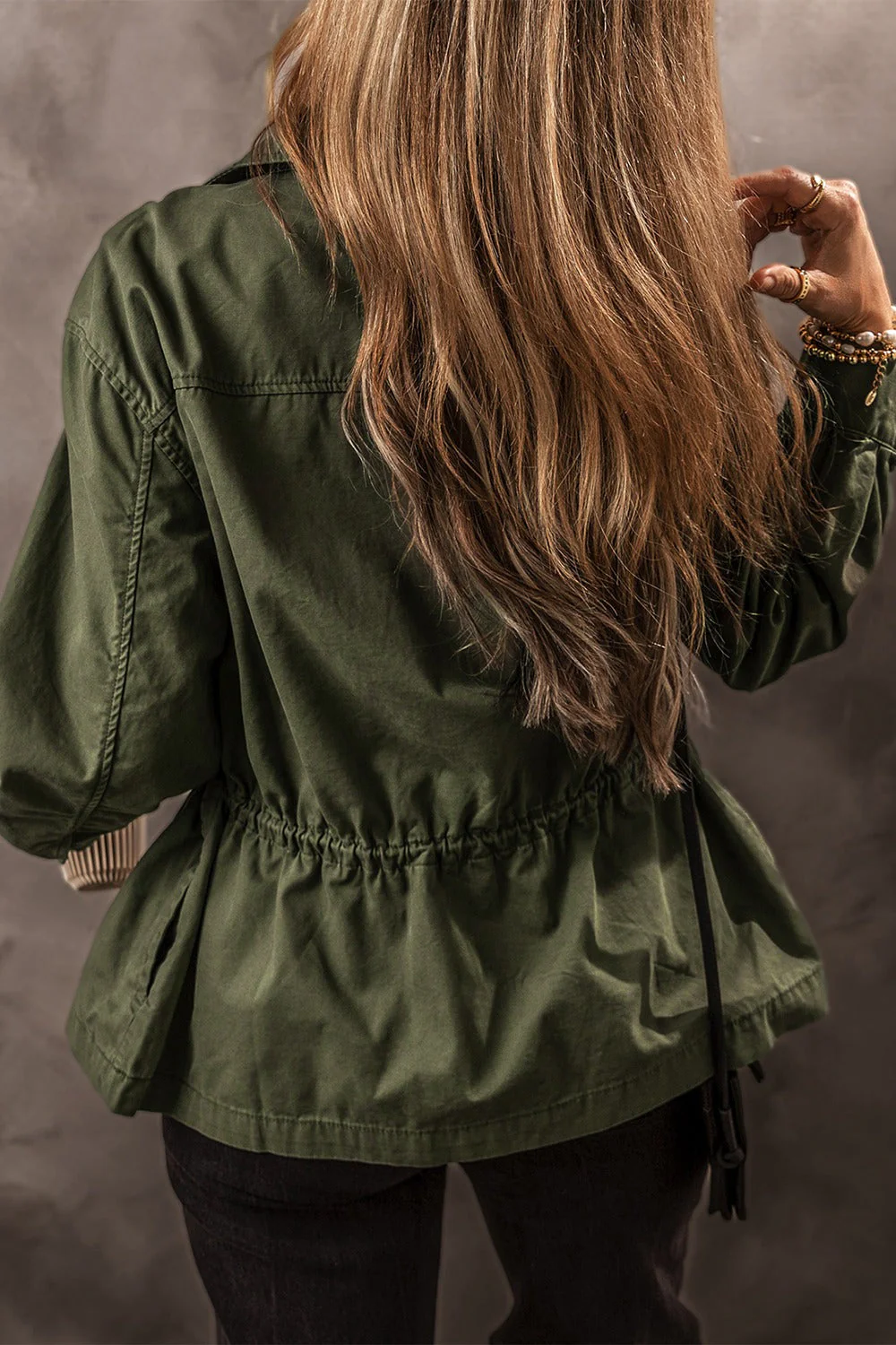 Zip Up Long Sleeve Jacket - Image 3