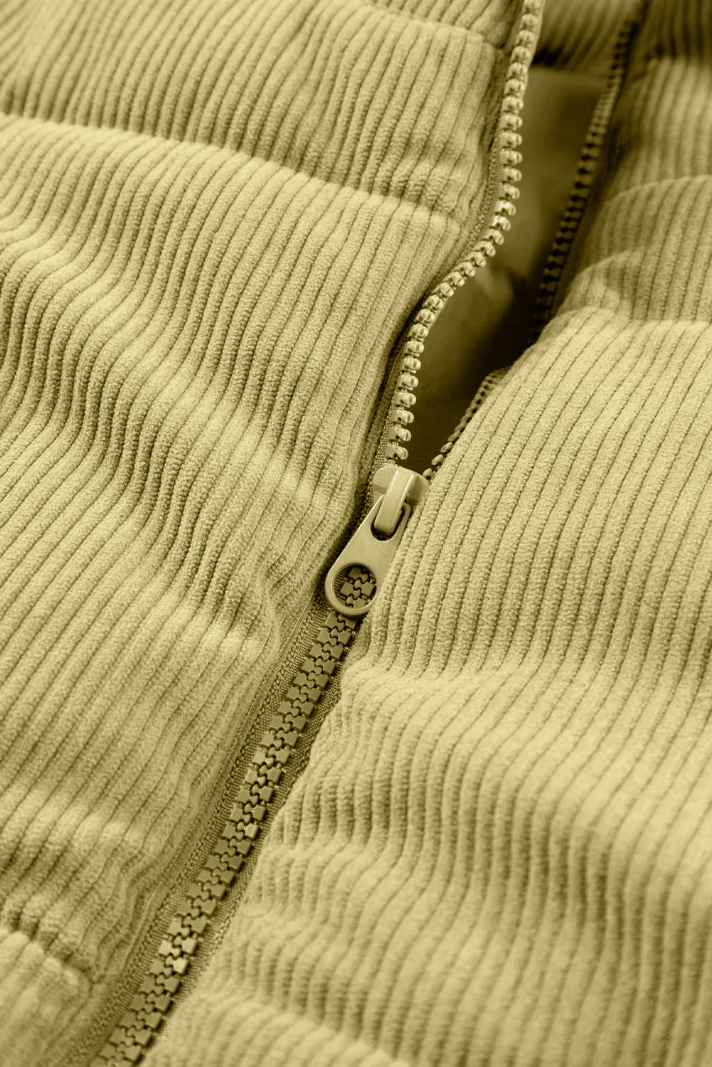 Zip Up Turtleneck Vest Coat - Image 10