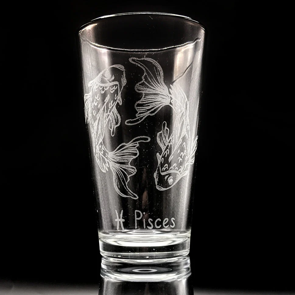 ZODIAC Pint Glasses by LumEngrave - Image 16