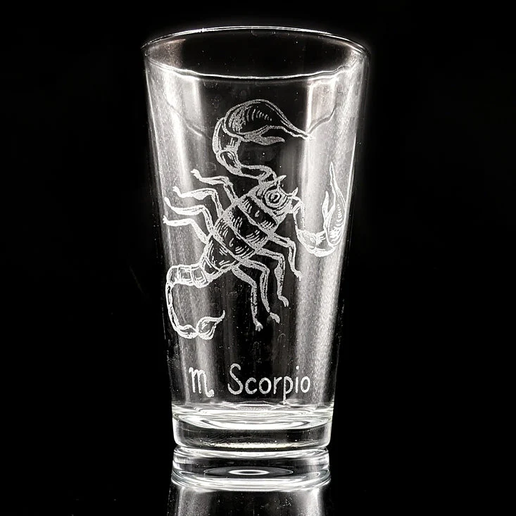 ZODIAC Pint Glasses by LumEngrave - Image 20