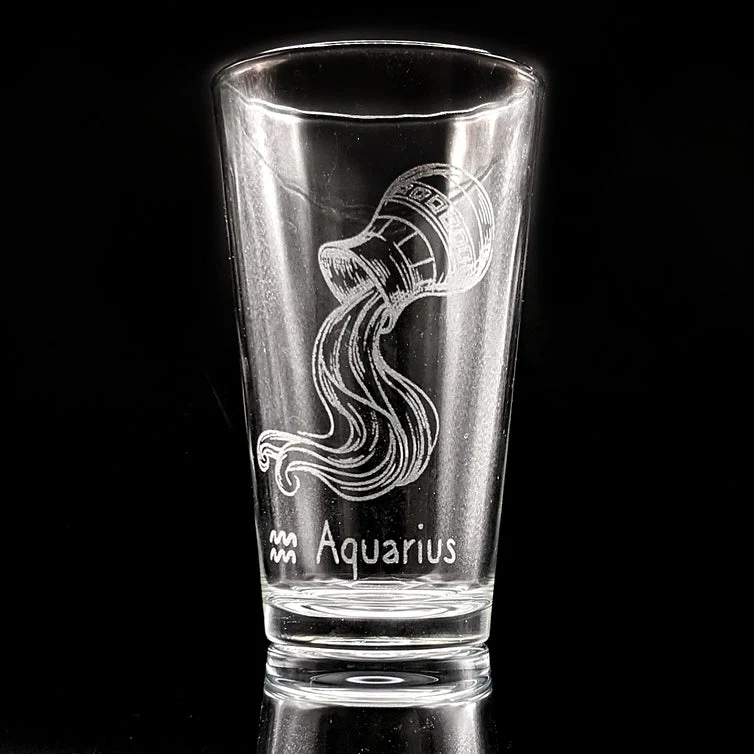 ZODIAC Pint Glasses by LumEngrave - Image 24