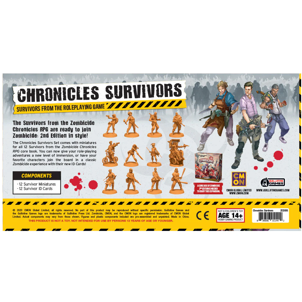 Zombicide: 2nd Edition - Chronicles Survivor Set - Image 2